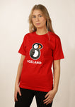 Icelandic sweaters and products - Women's Iceland T-shirt Puffin Tshirts - Shopicelandic.com