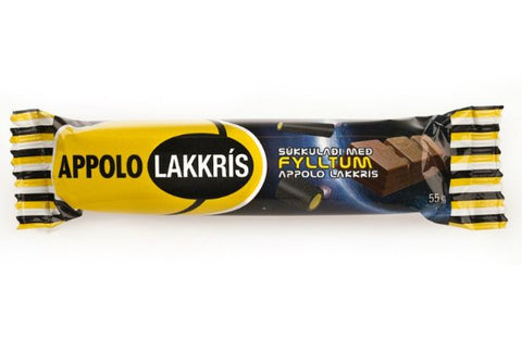 Icelandic sweaters and products - Appolo Liquorice filled w/marzipan and covered in chocolate Candy - Shopicelandic.com