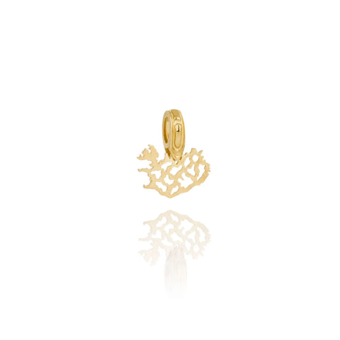 FILIA GOLD PLATED ISLAND CHARM