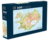 Map of Iceland - Jigsaw Puzzle (500pcs)
