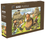 Icelandic sweaters and products - Troll mother with children - Jigsaw Puzzle (500pcs) Puzzle - Shopicelandic.com