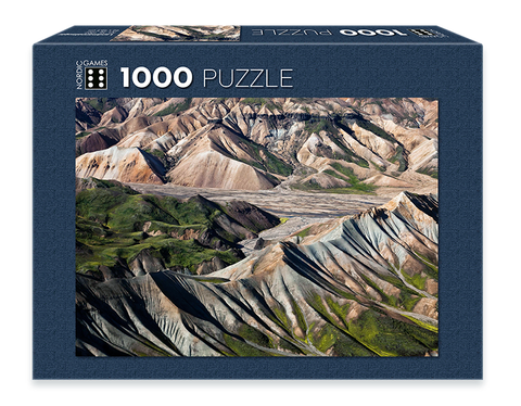 Icelandic sweaters and products - Landmannalaugar - Jigsaw Puzzle (1000pcs) Puzzle - Shopicelandic.com