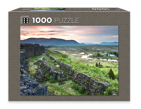 Icelandic sweaters and products - Þingvellir - Jigsaw Puzzle (1000pcs) Puzzle - Shopicelandic.com