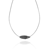 RAVEN NECKLACE oxidized silver