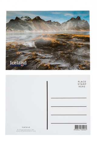 Icelandic sweaters and products - Postcard - Vestrahorn mountain Postcards - Shopicelandic.com