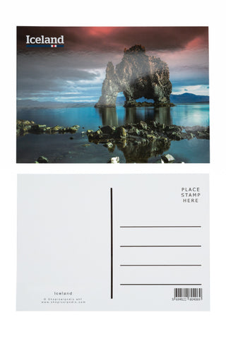 Icelandic sweaters and products - Postcard - Hvitserkur Postcards - Shopicelandic.com