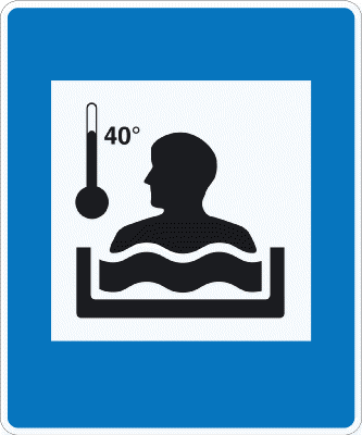 Icelandic sweaters and products - Sign - Hot Tub Road Signs - Shopicelandic.com