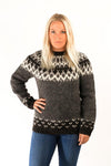 Icelandic sweaters and products - Skipper Wool Pullover Grey Wool Sweaters - Shopicelandic.com