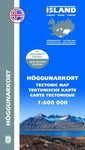 Icelandic sweaters and products - Hiking Map 1 - Reykjanes, Þingvellir - 1:100.000 Maps - Shopicelandic.com