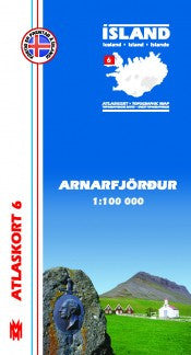 Icelandic sweaters and products - Topographic Map - Arnarfjörður Maps - Shopicelandic.com