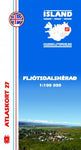 Icelandic sweaters and products - Topographic Map - Fljótsdalshérað Maps - Shopicelandic.com