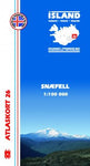 Icelandic sweaters and products - Topographic Map - Snæfell Maps - Shopicelandic.com