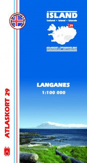 Icelandic sweaters and products - Topographic Map - Langanes Maps - Shopicelandic.com