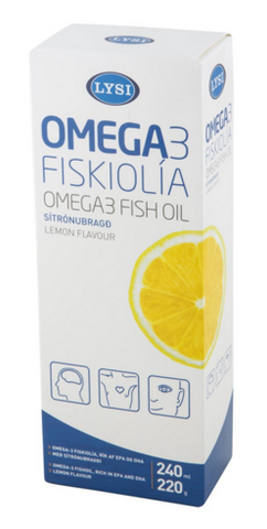 Icelandic sweaters and products - Lysi Omega 3 Fish oil + Lemon flavour Cod Liver Oil - Shopicelandic.com