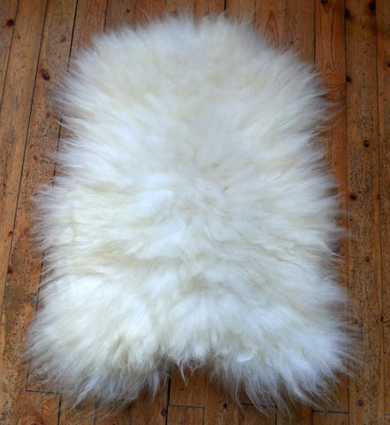 Icelandic sweaters and products - White Sheepskin Sheepskin - Shopicelandic.com