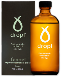 Dropi 220ml Fennel Cod Liver Oil