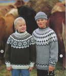 Icelandic sweaters and products - Icelandic Wool Sweater and Hat Pattern 12-27 Boy Icelandic Wool Sweater Pattern - Shopicelandic.com