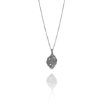 RAVEN NECKLACE oxidized silver
